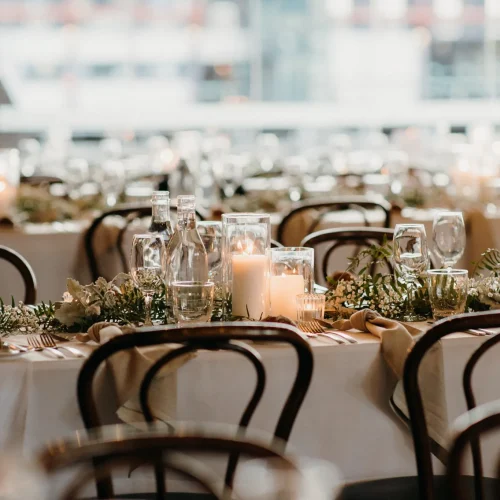 White table setting White table setting